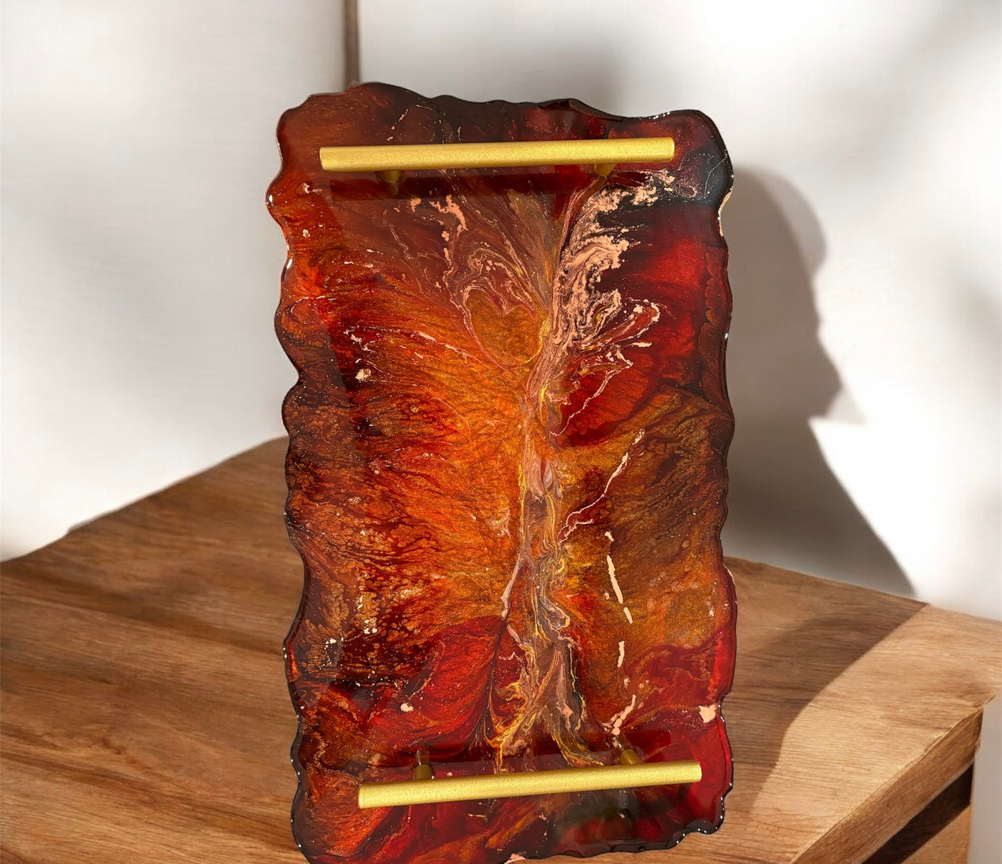 “Holy Fire” candle & perfume tray