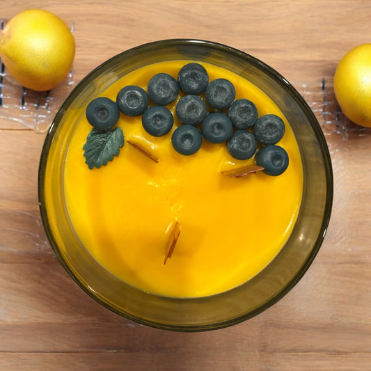 Lemon blueberry crumble