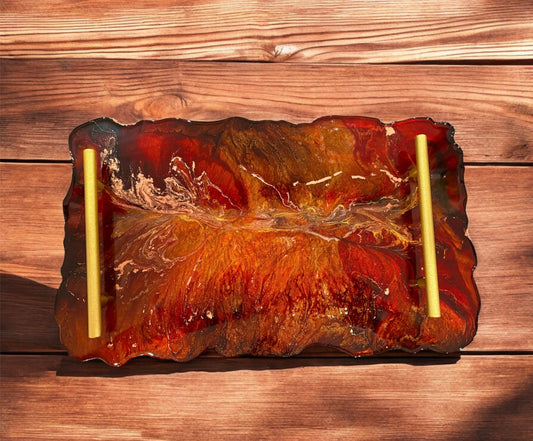 “Holy Fire” candle & perfume tray